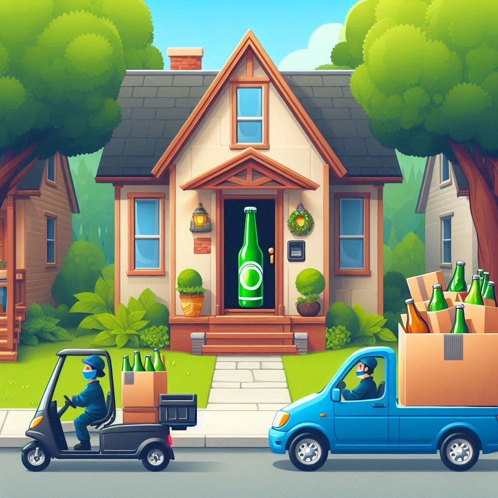 Door-To-Door Bottle Pickup Service For Homes And Businesses